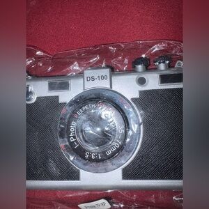 Vintage Style Silver and Black Camera Case Phone Case for iPhone 7plus /8 plus